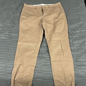 Express Innovator 31/30 Dress Pants Dark Khaki